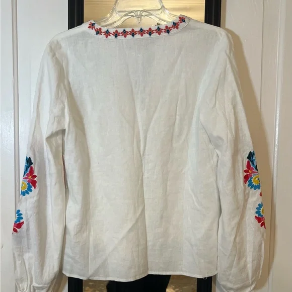 Philosophy White Embroidered Women's Top - small - Picture 9 of 12